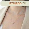 14K arany nyaklnc - fnyes lnc, Love felirat s kt tlts