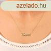 14K arany llthat nyaklnc Anna nvvel, finom csillog ln
