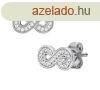 Fossil Csillog ezst flbeval Vgtelen JFS00634040