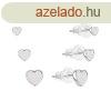MOISS Ezst flbeval szett Szv E0004640 (3 pr flbeval)