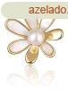 JwL Luxury Pearls Aranyozott bross 2 az 1- ben fehr igazgy