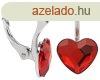 Levien Lnyos ezst flbeval Heart Flat Light Siam