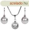 Levien Nyaklnc s flbeval szett Pearl Light Grey SET-041