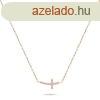 Brilio Silver Bronz nyaklnc cirknium kvekkel Kereszt NCL5