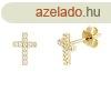 Preciosa Aranyozott flbeval Kereszt Miracle Royal Lagoon 5