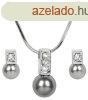 Levien Elegns nyaklnc s flbeval szett Pearl Caorle Grey