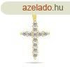 Brilio Silver Csillog aranyozott medl tltsz cirknium k