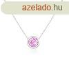 Agato Ezst nyaklnc rzsaszn cirknium kvel AGS1578/47-P