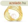 JwL Luxury Pearls Aranyozott gyngy bross igazgynggyel s c