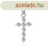 Agato Csillog ezst kereszt medl AGH762