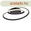 Design mennyezeti lmpa fekete beptett LED-del, 3 fokozat