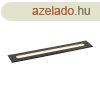 Modern talajszpot fekete 50 cm LED-del, IP65 - Eline