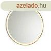 Frdszobai tkr rzsaarany 70 cm LED-del s rints dimmer