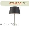 Modern asztali lmpa aclbl fekete rnykolval 35 cm - Sim