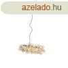 Design lglmpa fekete borostyn veggel 8 lmps - Uvas