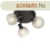 Design spotlmpa fekete fstveggel 3-lmps kerek - Chico
