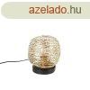 Design asztali lmpa arany fekete sznben 20 cm - Sarella