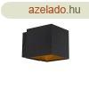 Design fali lmpa fekete/arany LED-del - Caja