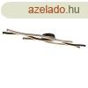 Design plafondlamp zwart met zilver incl. LED dimbaar - Blaz