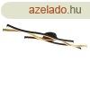 Design plafondlamp zwart met goud incl. LED dimbaar - Blaze