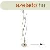 Design vloerlamp zwart met zilver incl. LED dimbaar - Blaze