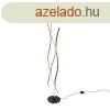 Design vloerlamp zwart met goud incl. LED dimbaar - Blaze