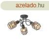 Design mennyezeti lmpa fekete arannyal 3-lmps - Noud