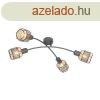 Design mennyezeti lmpa fekete arannyal 4 lmps - Noud