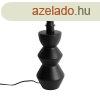 Design asztali lmpa fekete kermia 16 cm rnykol nlkl -