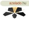 Design mennyezeti lmpa fekete arannyal 5-lmps - Sinem