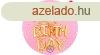 Happy Birthday feliratos lufis tortaostya