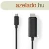 Nedis CCGL64655BK10 USB C (USB-C) - HDMI kbel, USB 3.2 Gen 