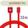 Adatkbel Swissten textil Lightning konnektorral s gyorstl