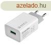 COLORWAY AC TOLTO 1XUSB QUICK CHARGE 3.0, 18W, FEHER (CW-CHS