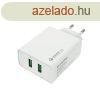 COLORWAY AC TOLTO 2XUSB QUICK CHARGE 3.0 (36W) FEHER, (CW-CH