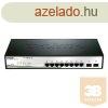 D-LINK Switch 8x1000Mbps + 2xGigabit SFP Menedzselhet Racke