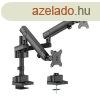 ACT AC8328 Dual monitor arm office solid pro, with mechanica