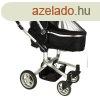 Elasztikus sznyoghl babakocsihoz 140cm - fekete