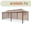 Blumfeldt Grandezza Cortina, kerti pavilon, 3 x 6 m, 4 oldal
