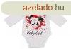 Disney Baby hossz ujj body 86cm fehr - Minnie &#34;He