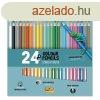 Ars Una 24 szn, hromszglet sznes ceruzakszlet hegyez
