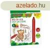 Alpino 6 rszes viaszkrta kszlet dzsungel mints krtyval