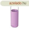 veg kulacs szilikon bortssal FLOW 660 ml - Lilac - Quokka