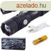 Bailong Cree LED XM-L3-U3 USB taktikai zseblmpa