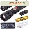 Bailong Cree LED USB katonai zseblmpa 