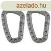 MFH Manyag karabiner, lombos, D 7 mm x 8,5 cm, 2 db