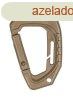 Mil-tec MOLLE taktikai manyag karabiner, coyote szn 2db