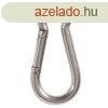 Mil-tec rozsdamentes acl karabiner, 8cm