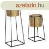 Art dco kasp szett, vas llvnnyal, 2 db, arany - MAYRON -