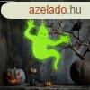 Halloween-i foszforeszkl dekorci - szellem - 15 x 12 cm